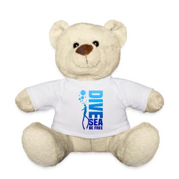 Plongée, Apnée Plongée, Apnée No Limit Apnée Apnée - Nounours - blanc - Devant