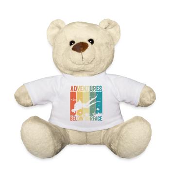 Plongée sous-marine, Plongée sous-marine, Vacances en mer - Nounours - blanc - Devant