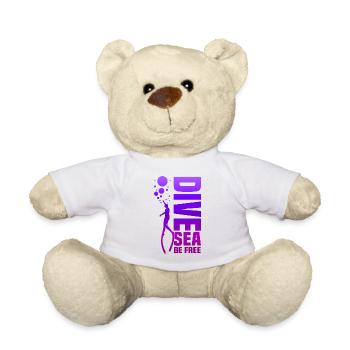 Plongée, Apnée Plongée, Apnée No Limit Apnée Apnée - Nounours - blanc - Devant