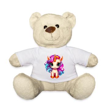 Bébé licorne - Nounours - blanc - Devant