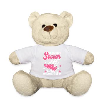 Women's Soccer, Women's Soccer, Women's Soccer - Teddy Bear - white - Front