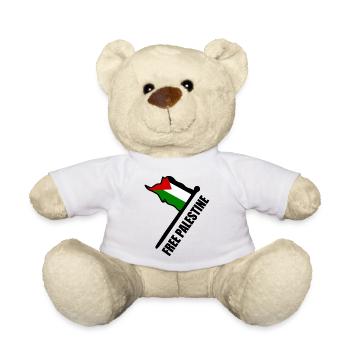 Free palestine - Nounours - blanc - Devant