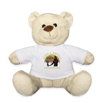 Alien, UFO, UAP, Space, Weltraum Flugobjekt - Teddy - Weiß - Vorne