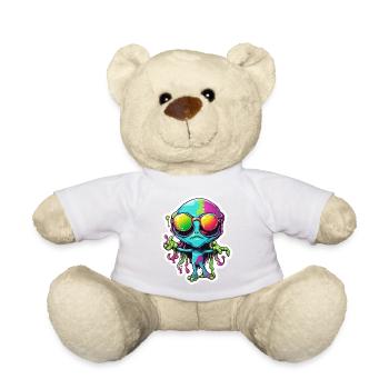 Alien / Außerirdisch / Ufo / Area 51 / All / Mars - Teddy - Weiß - Vorne