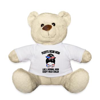Puerto Rican Mom Like A Normal Mom Mother's Day - Nounours - blanc - Devant