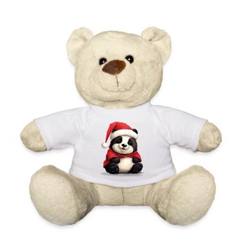 Cute panda, Christmas, Panda bear - Teddy Bear - white - Front