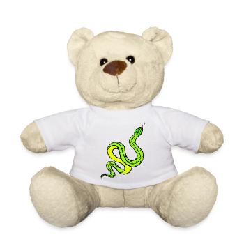 Schlange - Teddy - Weiß - Vorne