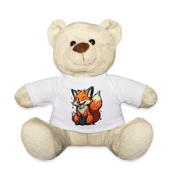 Sly as a Fox - Teddy Bear - white - Front