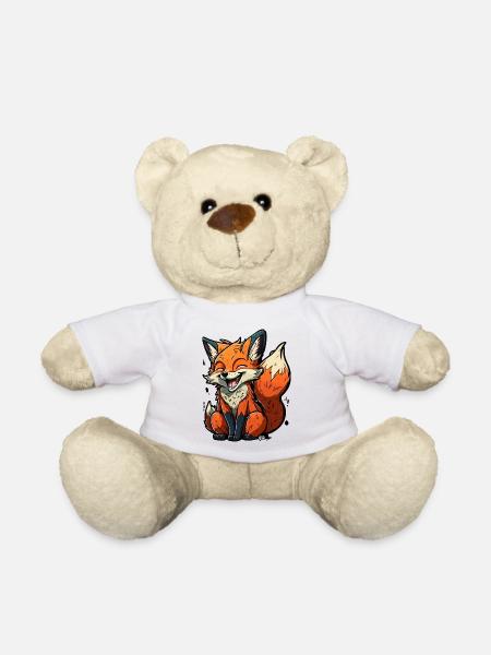 Rusé comme un renard - Nounours - blanc