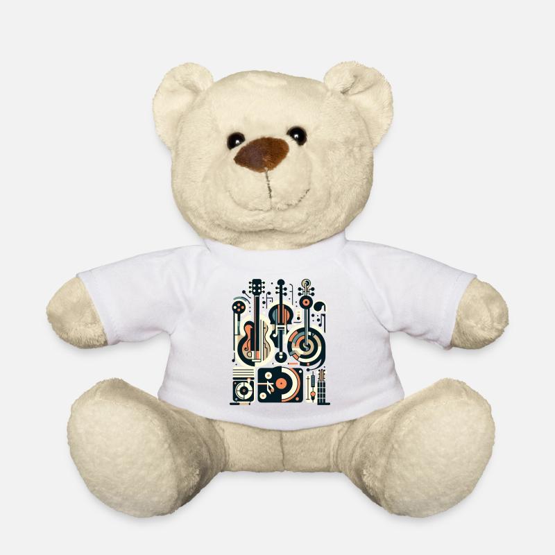 Instruments de musique Art minimaliste - Nounours - blanc