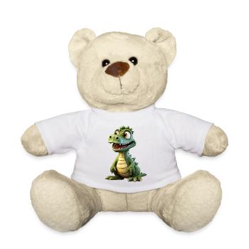 Das lustige Krokodil - Teddy - Weiß - Vorne