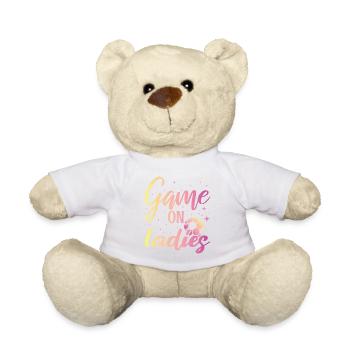 Frauenfußball, Fußball Frauen Soccer Damenfußball - Teddy - Weiß - Vorne
