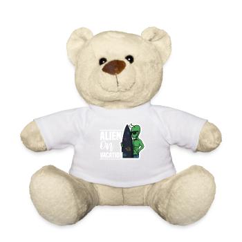 Surf, Holiday, Beach, Summer, Sun, Sea, Surf - Teddy Bear - white - Front