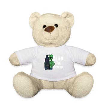 Surf, Holiday, Beach, Summer, Sun, Sea, Surf - Teddy Bear - white - Front
