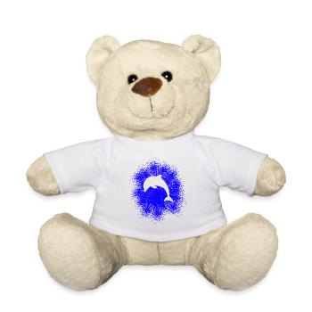 Dolphin - Teddy Bear - white - Front