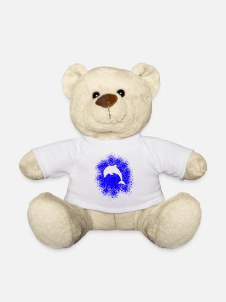 Delphin - Teddy - Weiß
