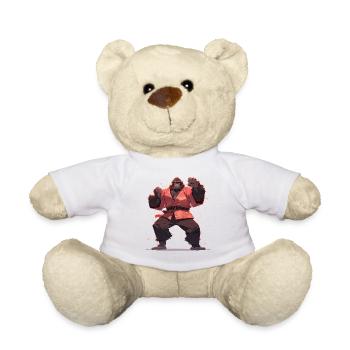Bigfoot Karate Martial Arts MMA Kawaii Kampfsport - Teddy - Weiß - Vorne
