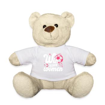 Women's Soccer, Women's Soccer, Women's Soccer - Teddy Bear - white - Front