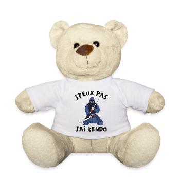 kendo, art martial, club de kendo - Nounours - blanc - Devant
