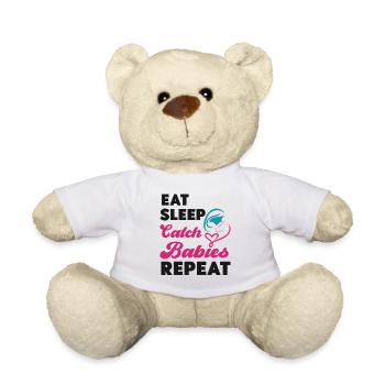 LD Labour And Delivery Nurse - Teddy Bear - white - Front