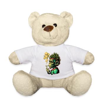 Unkraut-Kopf-Affe - Teddy - Weiß - Vorne
