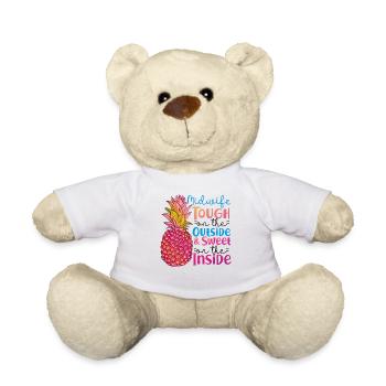 Nurse Midwife Birth Worker - Teddy Bear - white - Front
