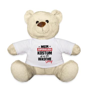 Mon costume de super-héros est dans la blanchisserie Désolé - Nounours - blanc - Devant