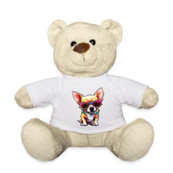 Chihuahua / small dog / animal / tiny / breed - Teddy Bear - white - Front