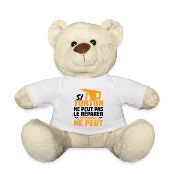 Si tonton ne peut pas le réparer personne ne peut - Nounours - blanc - Devant