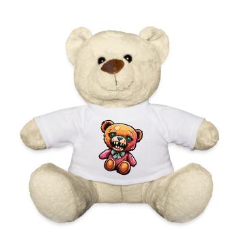 Ours en peluche / Peluche / Animal en peluche / Idée cadeau - Nounours - blanc - Devant