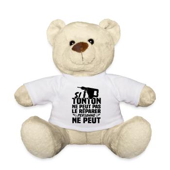 Si tonton ne peut pas le réparer personne ne peut - Nounours - blanc - Devant