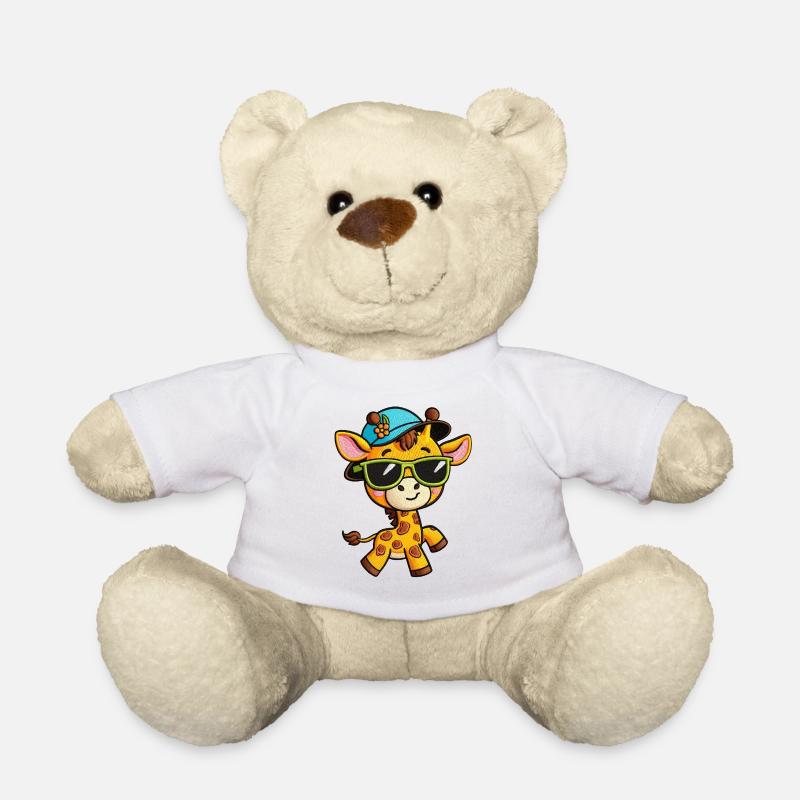 Groovy Giraffe Lunettes de soleil Tee - Nounours - blanc