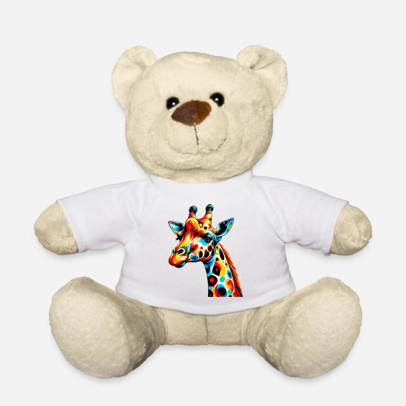 Giraffe - Teddy - Weiß
