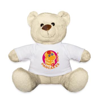 Amoureux des crêpes Les enfants J’aime les crêpes - Nounours - blanc - Devant