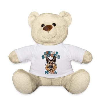 Berger allemand maman chiens chien fête des mères Wilsigns - Nounours - blanc - Devant