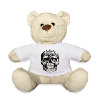 Mayan / High Culture / Peru / Mayan Calendar / Motif - Teddy Bear - white - Front