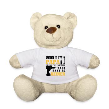 Si papa ne peut pas le réparer, personne ne le peut - Nounours - blanc - Devant