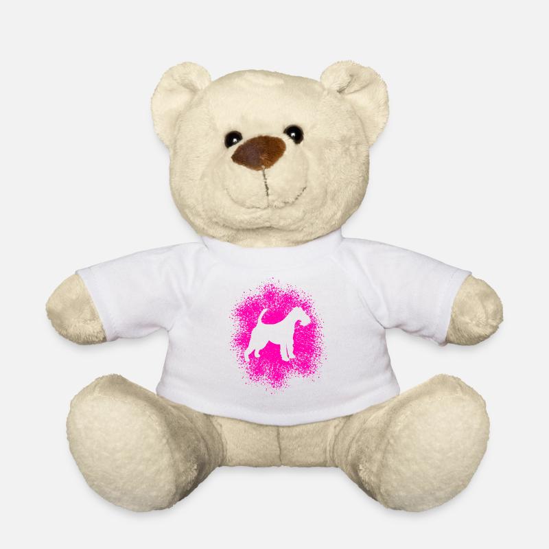 Drahthaar-Foxterrier für Hundeliebhaber - Teddy - Weiß
