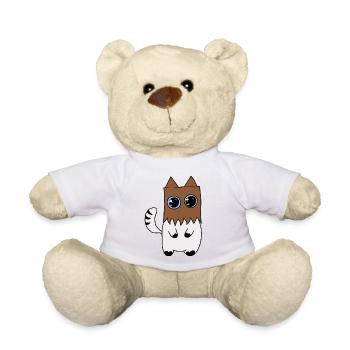 Chat - Nounours - blanc - Devant