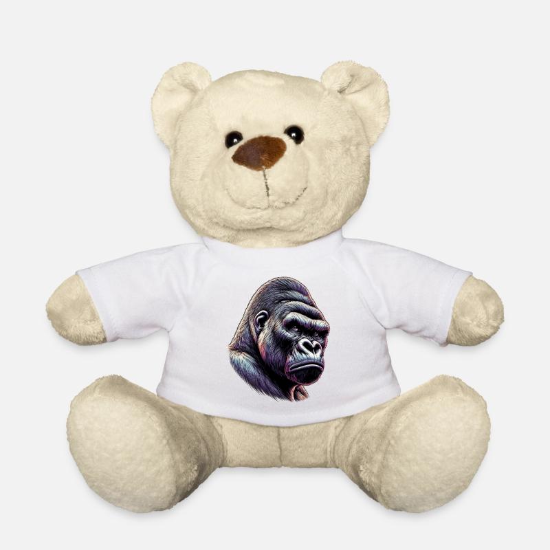 Gorilla - Teddy - Weiß