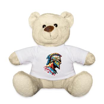 Spartan / Warrior / Fighter / Ancient / Sparta - Teddy Bear - white - Front
