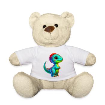 Dinosaur - Teddy Bear - white - Front