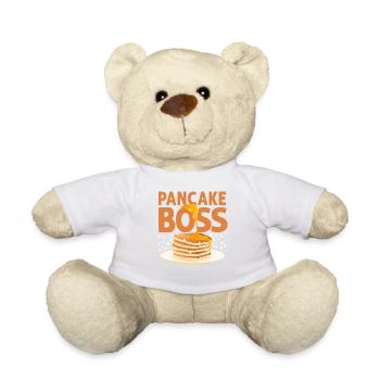 Pancake Lover Kids Pancake - Teddy - Weiß - Vorne