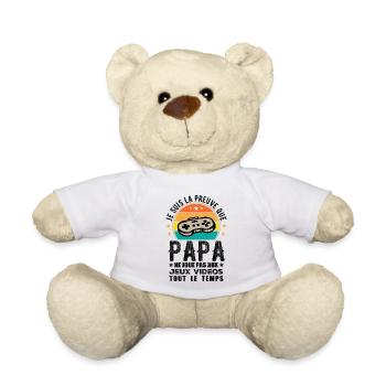 Proof that Dad doesn't play video games - Teddy Bear - white - Front