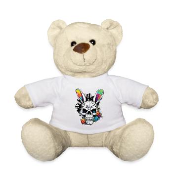 Lapin de Pâques / Pâques / Oeufs / Vacances / Pâques - Nounours - blanc - Devant