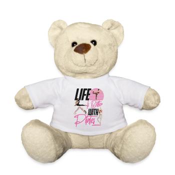Pilates Instructor Teacher Life Is - Teddy Bear - white - Front