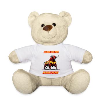 Das ist meine stolze Flagge Spanien - Teddy - Weiß - Vorne