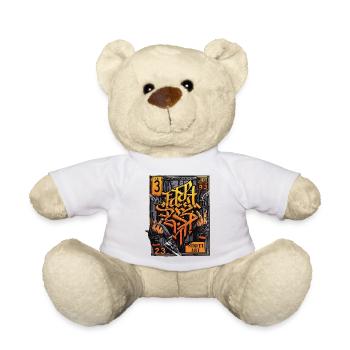 graffiti design - Teddy Bear - white - Front
