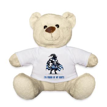 Ich bin stolz auf meine Wurzeln Griechenland - Teddy - Weiß - Vorne