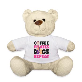 Pilates Instructor Teacher Coffee - Teddy Bear - white - Front
